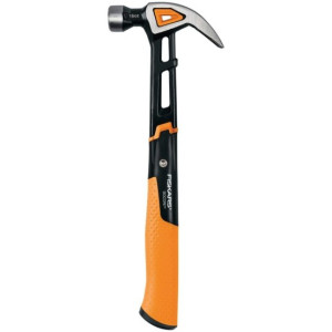 Młotek stolarski Fiskars 1027202 IsoCore z zakrzywionym pazurem, M