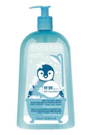 BIODERMA ABCDERM GEL MOUSSANT Łagodny Żel Myjący Dla Dzieci i Niemowląt - 1L