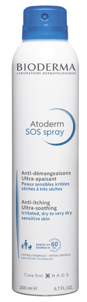 BIODERMA ATODERM SOS Spray Eliminujący Swędzenie Skóry - 200 ml