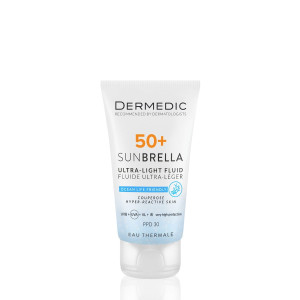 DERMEDIC SUNBRELLA  Ultralekki Krem Ochronny SPF50+ Dla Skóry Naczyniowej i Nadreaktywnej - 40ml