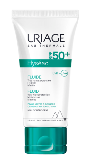 URIAGE Hyseac Fluid Przeciwsłoneczny Do Skóry Trądzikowej SPF50+ - 50 ml