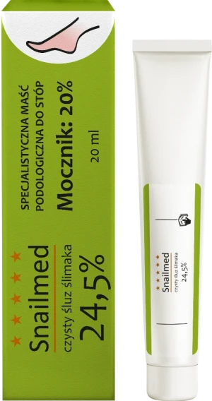SNAILMED Podologiczna Maść Do Stóp Na Bazie Śluzu Ślimaka - 20 ml