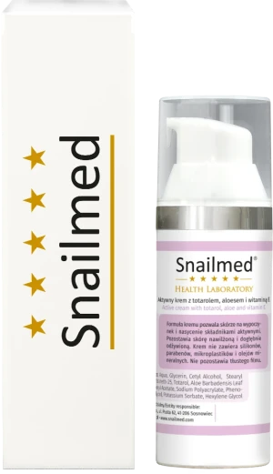SNAILMED Lipoaktywny Krem Do Skóry Dojrzałej, Z Totarolem i Aloesem - 50 ml [Data ważności: 30.06.2026]