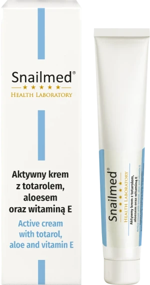 SNAILMED Aktywny Krem Pod Oczy, Aloes + Totarol - 25 ml