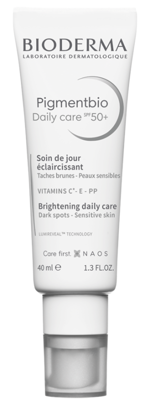 BIODERMA PIGMENTBIO DAILY CARE SPF50+ Rozjaśniający Przebarwienia Krem Na Dzień - 40 ml
