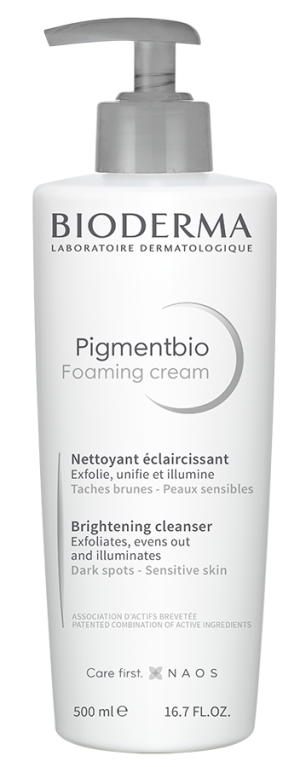 BIODERMA PIGMENTBIO FOAMING CREAM Żel Oczyszczająco-Złuszczający na przebarwienia- 500 ml