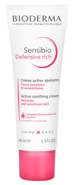 BIODERMA Sensibio Defensive Rich Aktywna Pielęgnacja Skóry - 40 ml