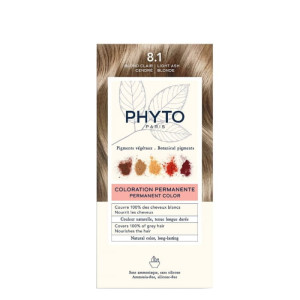 PHYTO Farba Do Włosów PHYTOCOLOR 8.1 Jasny Popielaty Blond