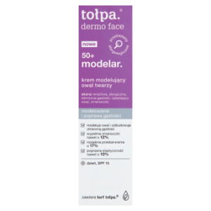 TOŁPA Dermo Face Modelar Krem Modelujący Owal Twarzy, Dzień SPF 15 - 40 ml