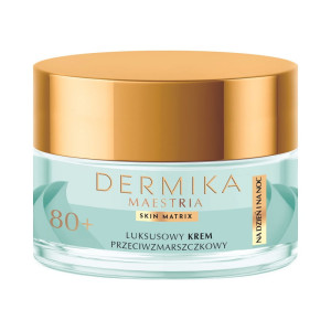 DERMIKA Maestria Luksusowy Krem Przeciwzmarszczkowy na dzień i na noc 80+ - 50ml