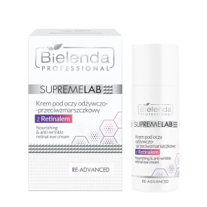 BIELENDA PROFESSIONAL SupremeLab Krem pod oczy odżywczo-przeciwzmarszczkowy z Retinalem - 15ml