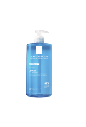 LA ROCHE-POSAY LIPIKAR Kojący Żel Myjący Do Twarzy i Ciała - 1000ml