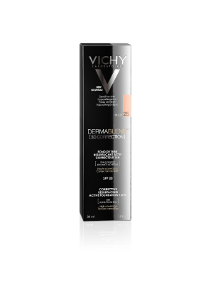VICHY DERMABLEND 3D Podkład Wyrównujący Powierzchnię Skóry Odcień 25 (Nude) - 30ml
