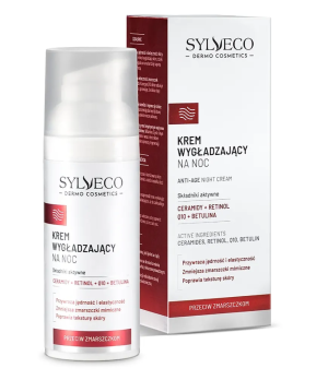 SYLVECO DERMO Przeciwzmarszczkowy Krem Wygładzający Do Twarzy Na Noc - 50ml
