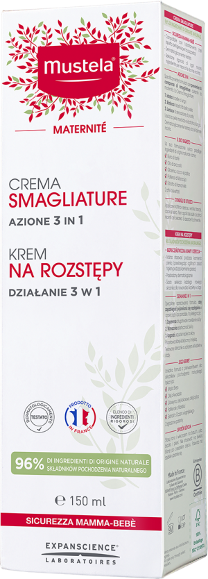 MUSTELA Maternite Krem Na Rozstępy Działanie 3w1 - 150ml