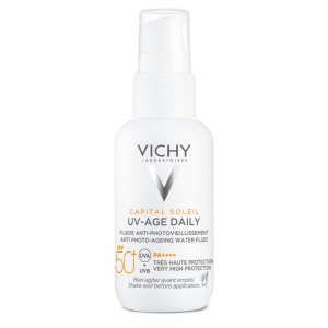 VICHY CAPITAL Soleil UV AGE Fluid Przeciw Fotostarzeniu Się Skóry SPF 50+ - 40ml
