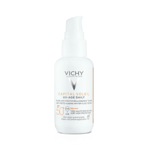 VICHY Capital Soleil UV-Age Daily Tined Koloryzujący Fluid Przeciwsłoneczny SPF50+ - 40 ml