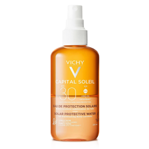 VICHY Capital Soleil Ochronna Woda Solarna SPF 30 - Przyspieszająca Opalanie - 200ml