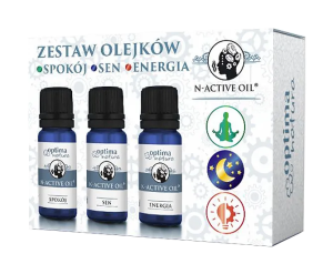 OPTIMA NATURA Zestaw N-ACTIVE Spokój-Sen-Energia - 3 x 10ml
