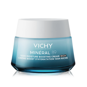 VICHY MINERAL 89 Bogaty Krem Nawilżająco - Odbudowujący 100h - 50ml