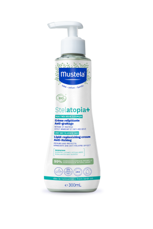 MUSTELA Stelatopia+ Lipid-Replenishing Cream Krem Uzupełniający Lipidy - 300ml
