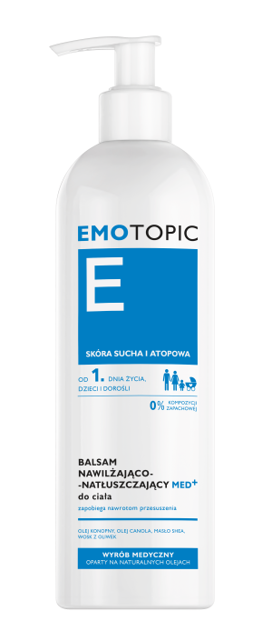 EMOTOPIC MED+ Balsam Nawilżająco-Natłuszczający Do Ciała- 400 ml