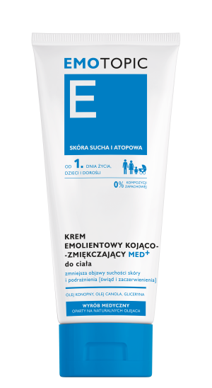 EMOTOPIC Emolientowy Krem Kojąco-Zmiękczający do ciała - 200 ml