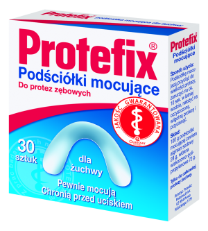 PROTEFIX Podściółki Mocujące Do Protez  Dla Żuchwy - 30 sztuk