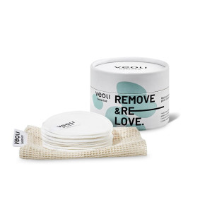 VEOLI BOTANICAa Remove Relove wielorazowe bambusowe płatki kosmetyczne 7szt