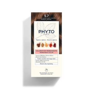 PHYTO Farba Do Włosów PHYTOCOLOR 5.7 Jasny Kasztanowy Brąz