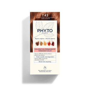 PHYTO Farba Do Włosów PHYTOCOLOR 7.43 Miedziany Złoty
