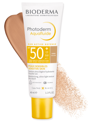 BIODERMA PHOTODERM Aquafluide SPF50+ Ultralekki Fluid - ciemny - 40ml