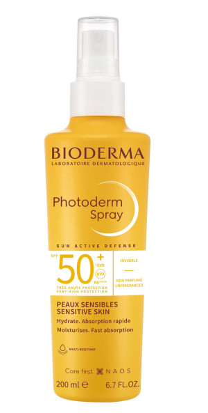 BIODERMA PHOTODERM Invisible SPF50+ Lekki Spray Do Ciała - 200ml
