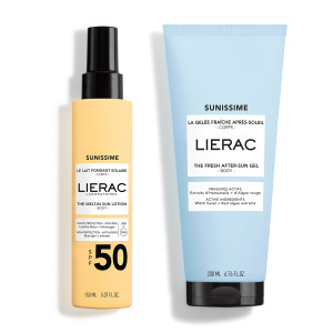 ZESTAW LIERAC SUNISSIME Do Ciała Balsam SPF50  + Żel Łagodzący 200ml