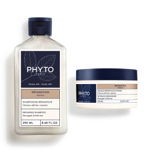 ZESTAW PHYTO REPAIR Dla Włosów Zniszczonych Z Keratyną, Szampon 250ml + Odżywka 175ml