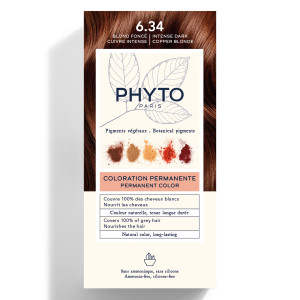 PHYTO Farba Do Włosów PHYTOCOLOR 6.34 Intensywny Ciemny Miedziany Blond Farba Do Włosów