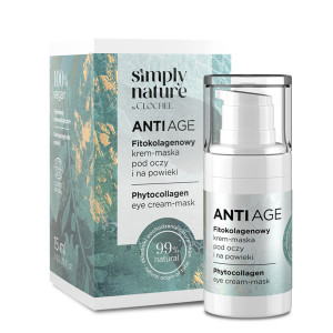 SIMPLY NATURE by Clochee  ANTI AGE Fitokolagenowy Krem Maska Pod Oczy I Na Powieki - 15ml