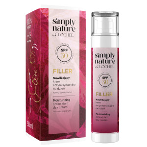 SIMPLY NATURE by Clochee FILLER SPF 30 Nawilżający Krem Antyoksydacyjny Na Dzień - 50ml