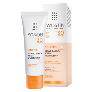 IWOSTIN SOLECRIN Nawilżający Krem Ochronny SPF30 - 50ml