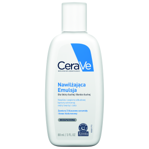 CERAVE Nawilżająca Emulsja Do Twarzy I Ciała do skóry suchej i bardzo suchej - 88ml