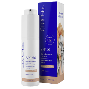 CLOCHEE Tonujący Krem Do Twarzy Z filtrem SPF50 - 50ml