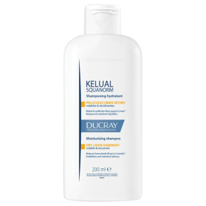 DUCRAY KELUAL SQUANORM Szampon nawilżający łupież suchy, 200 ml