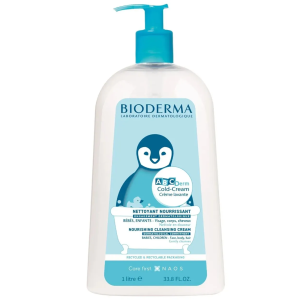 BIODERMA ABCDerm Cold-Cream Creme Lavante Kremowa Emulsja Do Mycia I Kąpieli Dla Dzieci I Niemowląt - 1000ml