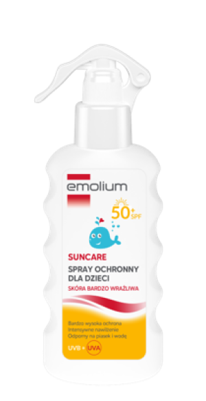 EMOLIUM SUNCARE Mineralny Spray Ochronny dla Dzieci SPF50+ - 175ml