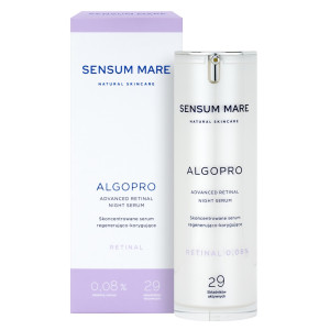 SENSUM MARE ALGOPRO  Advanced Retinal Night Serum Skoncentrowane serum regenerująco-korygujące z 0,08% retinalem 30 ml