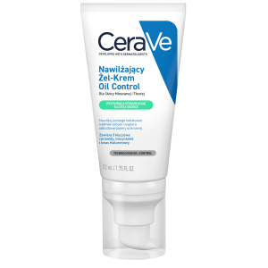 CERAVE Nawilżający Żel-Krem Oil Control Dla Skóry Mieszanej I Tłustej - 52 ml