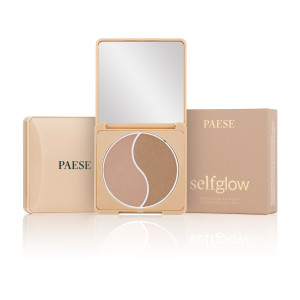 PAESE Self Glow Bronzing Powder prasowany puder brązujący Light 6g
