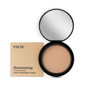 PAESE Iluminating Covering Powder puder rozświetlająco-kryjący 4C Opalony 9g