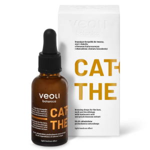 VEOLI BOTANICA CATCH THE SUN Brązujące kropelki do twarzy, szyi i dekoltu z kwasem hialuronowym i ekstraktem z kwiatu brzoskwini  30 ml