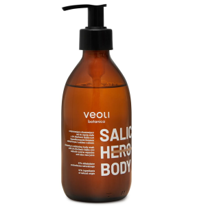 VEOLI BOTANICA SALIC HERO BODY oczyszczająco-złuszczający żel do mycia ciała z 2% BioGenic Sallic-210 kapsułkowanym kwasem salicylowym i sokiem z aloesu 280 ml